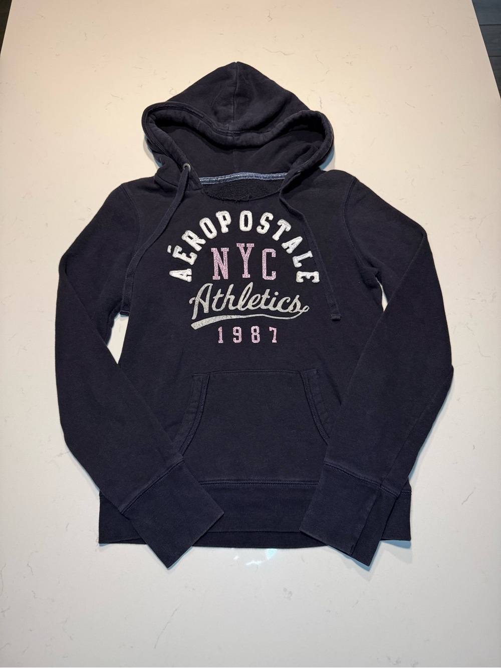 Y2K Aeropostale Navy NYC Athletics Hoodie